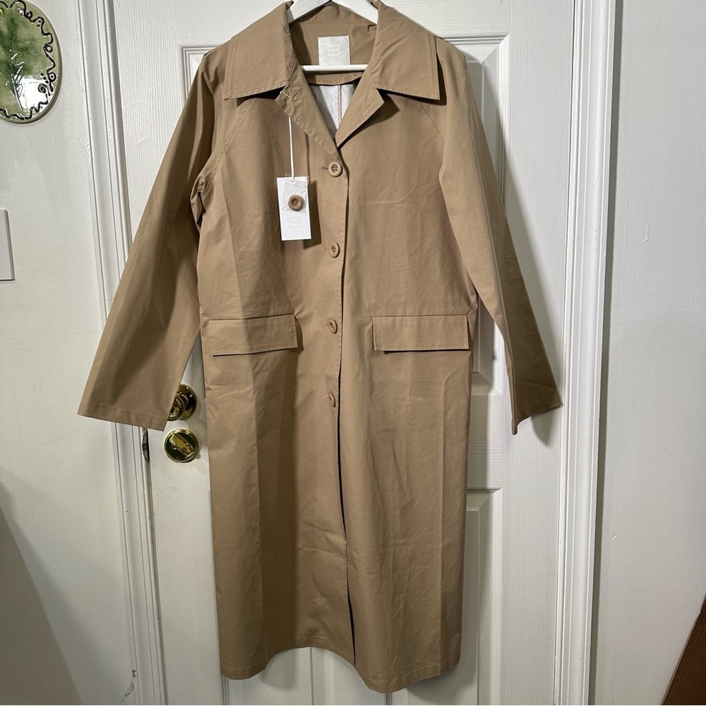 8 by Yoox Trench Coat Size 44 - Picture 1 of 8